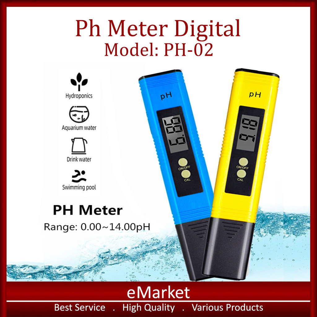 Jual Ph Meter Digital Ph Alat Ukur Keasaman Air Hidroponik