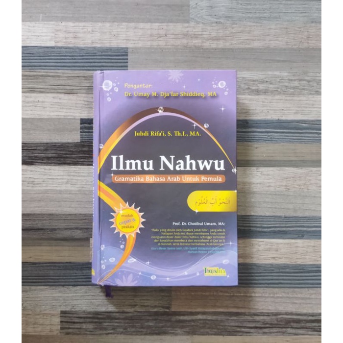 Jual Ilmu Nahwu Gramatika Bahasa Arab Untuk Pemula Hard Cover