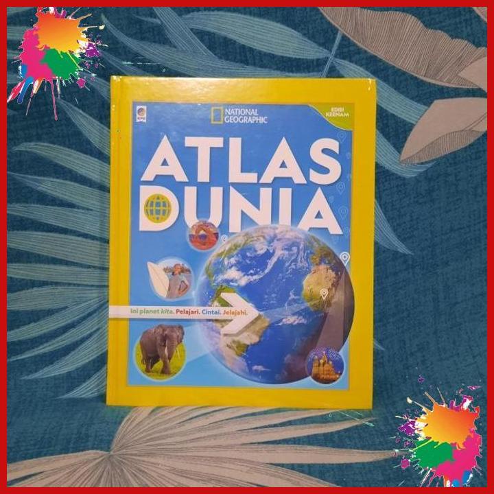 Jual Atlas Dunia National Geographic Pedia Buku Ensiklopedia Edukasi