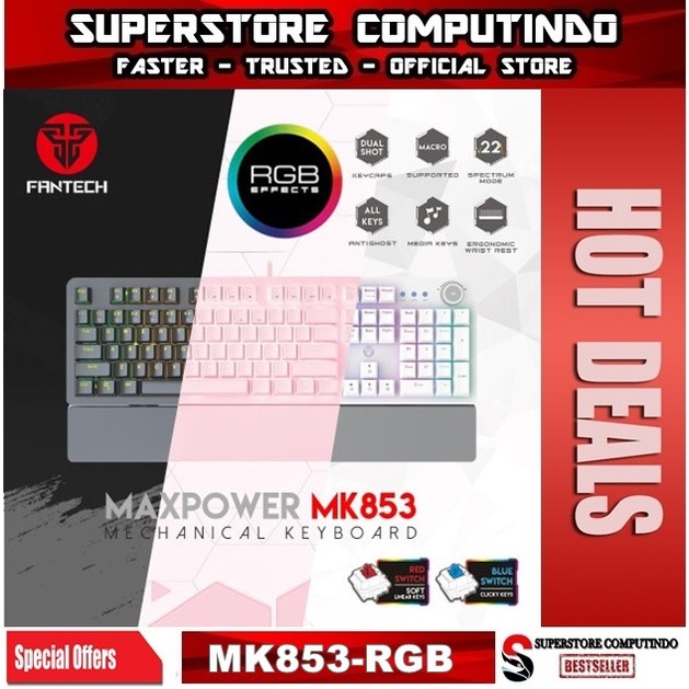 Jual Fantech MAXPOWER MK853 Gaming Mechanical Keyboard Shopee Indonesia