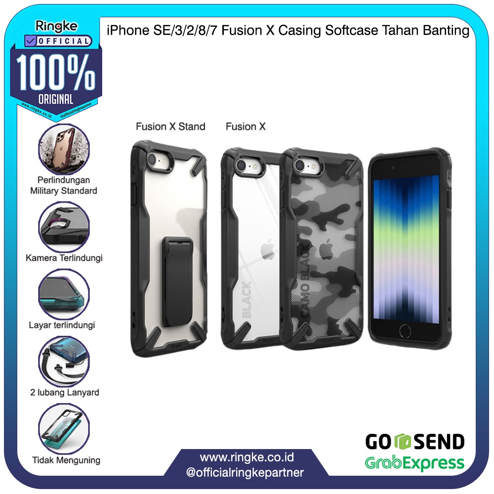 Jual Ringke Iphone Se Fusion X Casing Softcase Tahan