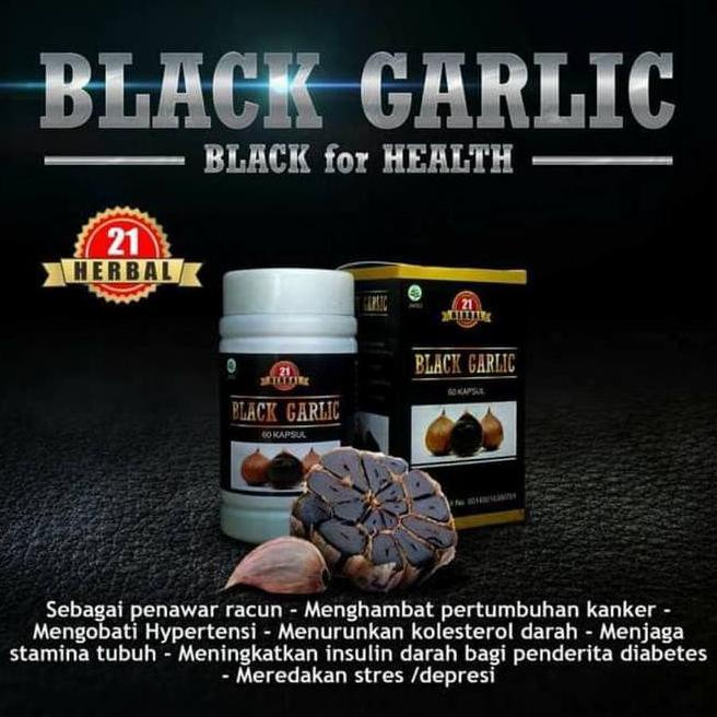 Jual Black Garlic Bawang Putih Hitam Tunggal Lanang Capsule