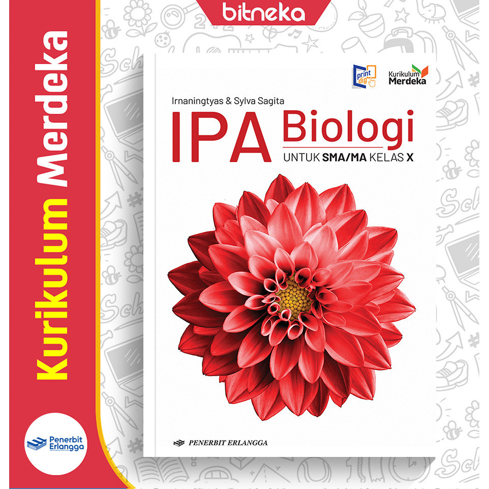 Jual Buku IPA Biologi Jilid 1 SMA MA Kelas 10 Irnaningtyas K Merdeka