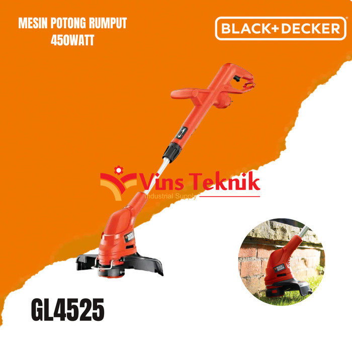 Jual GL 4525 STRING TRIMMER MESIN POTONG RUMPUT SENAR BLACK DECKER