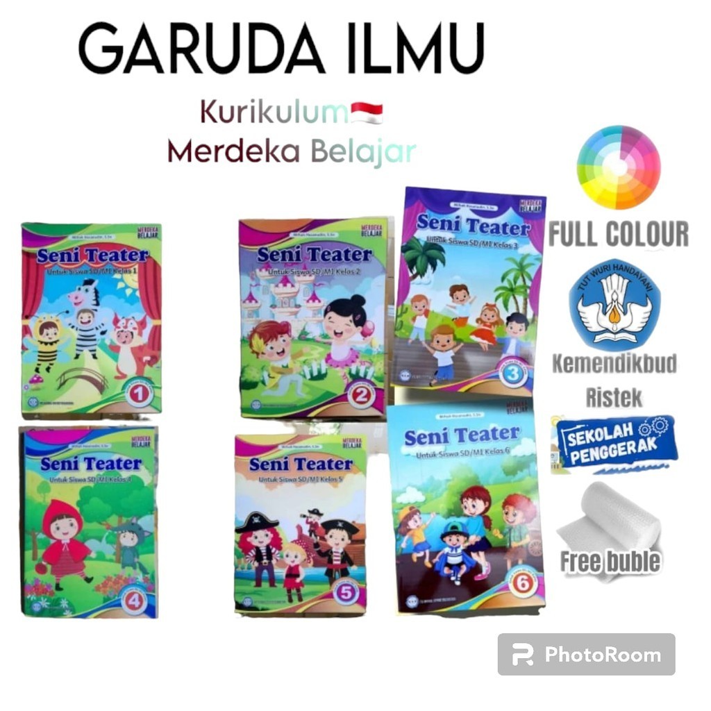 Jual Buku Siswa Seni Teater SD MI Kelas 1 6 Kurikulum Merdeka GOS