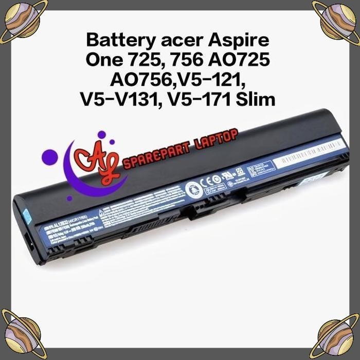 Jual Als Baterai Battery Acer Aspire One Ao725 725 756 V5 121 V5 V131