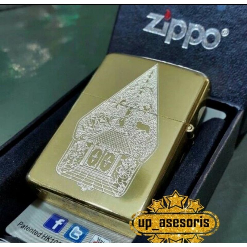 Jual KOREK API CUSTOM GRAFIR LASER LOGO WAYANG GOLD SOUVENIR KADO