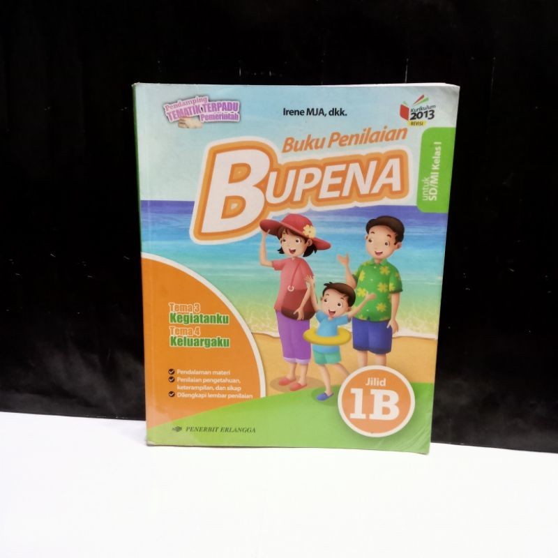 Jual Buku Penilaian Bupena Untuk SD Kelas 1 Jilid 1B Irene MJA Dkk