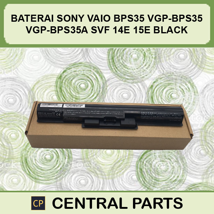 Jual Sony Vaio Bps Vgp Bps Vgp Bps A Svf E E Black Shopee