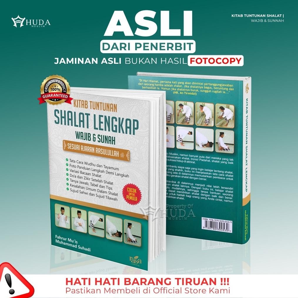 Jual TERLARIS TERLENGKAP TERLARIS ORIGINAL KITAB TUNTUNAN SHALAT