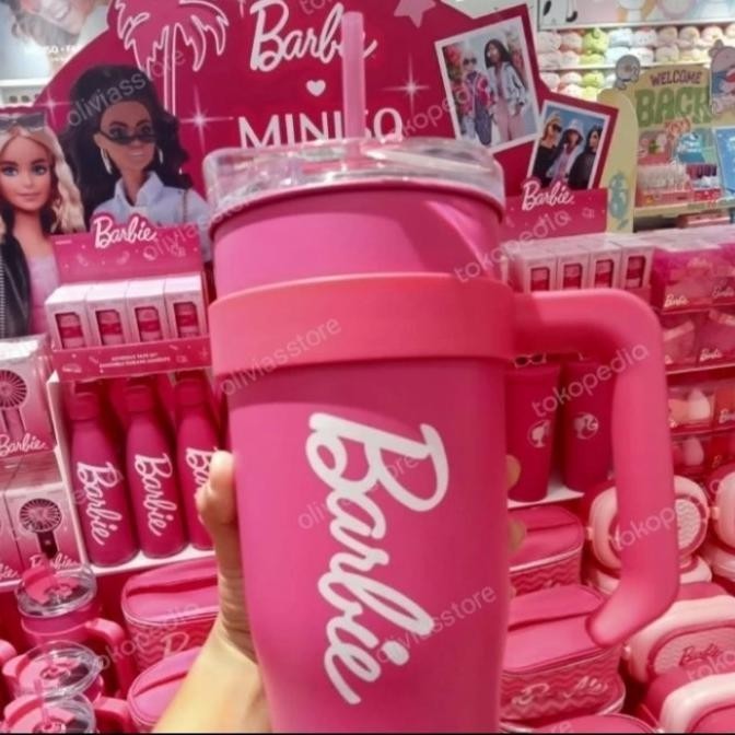 Jual Tumbler Miniso X Barbie Limited Edition Miniso Singapore Shopee