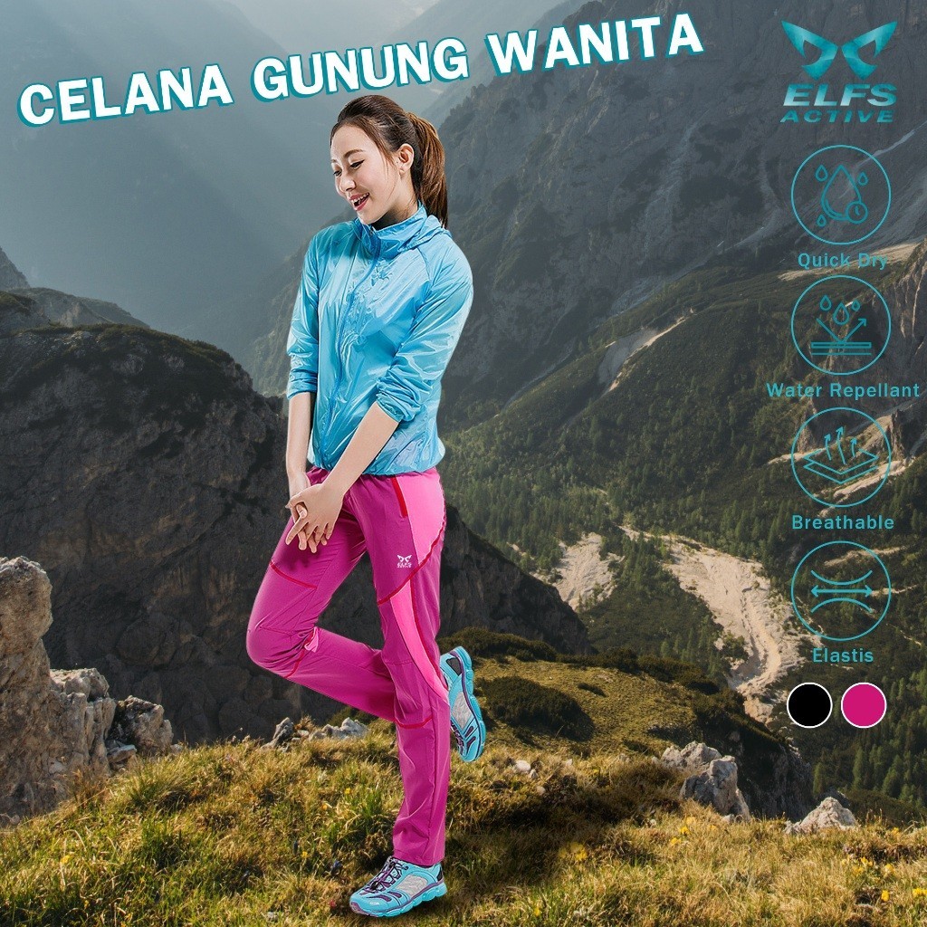 Jual Elfs Active Womens Ultralight Hiking Pants Celana Trekking