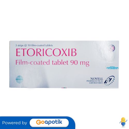 Jual ETORICOXIB NOVELL 90 MG BOX 30 TABLET Shopee Indonesia