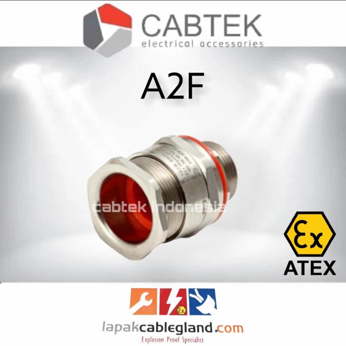 Jual Cable Gland Explosion Proof Cabtek Non Armour Brass 25 A2F M25 Cmp