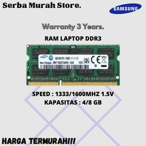 Jual Ram Laptop Samsung Ddr Gb Sodimm Shopee Indonesia