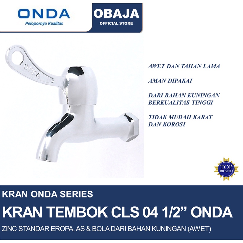 Jual Onda Kran Tembok CLS 04 Onda Kran Tembok PREMIUM Onda CLS 04 1 2