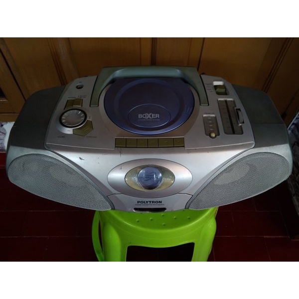 Jual Harga Diskon Tape Radio Jadul Lawas Normal Compo Polytron Boombox