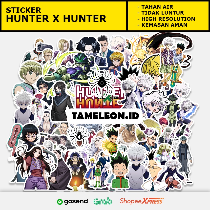 Jual Sticker Anime Hunter X Hunter Gon Killua Hiosoka Zoldcyk Sticker