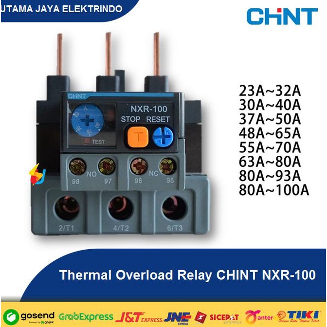 Jual Thermal Overload Relay Chint Nxr Nxr Original Shopee