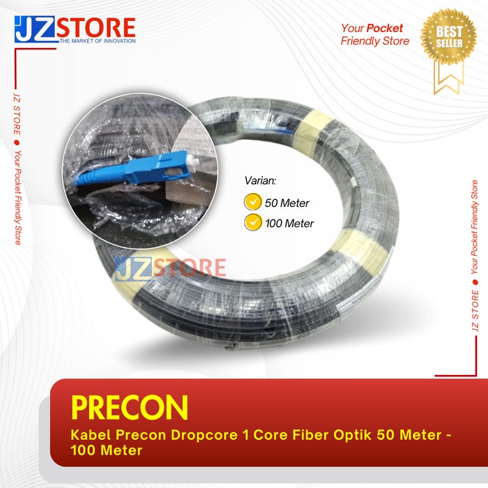 Jual Kabel Precon Dropcore Core Fiber Optik Meter Shopee Indonesia