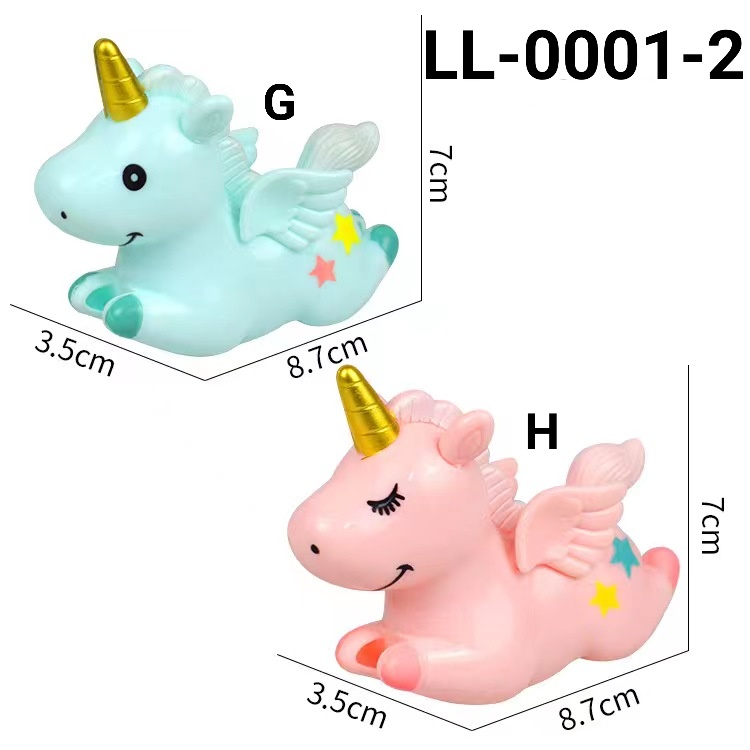 Jual GR LL 0001 Mainan Figurine Cake Topper Hiasan Kue Kuda Unicorn