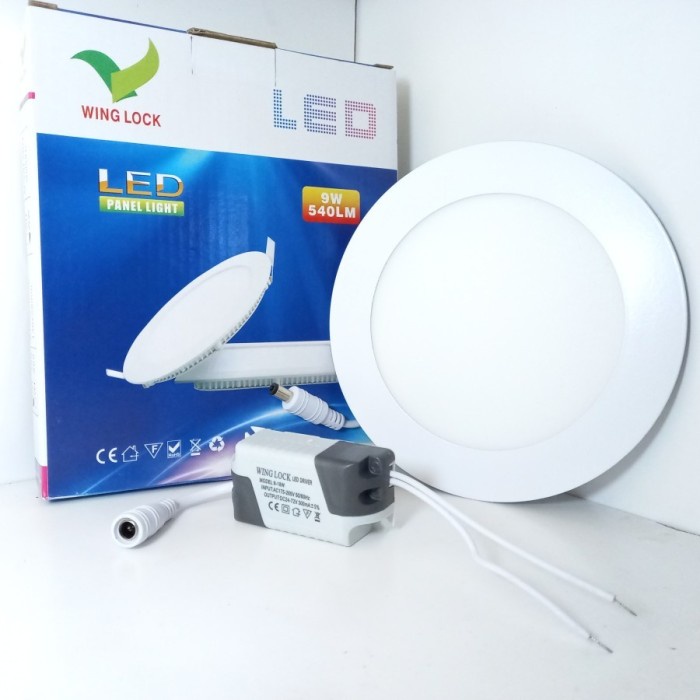 Jual Lampu Downlight Led Watt Putih Lampu Panel Led W Bulat Inbow