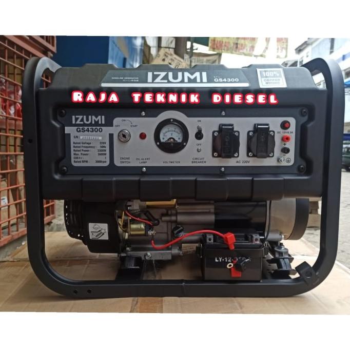 Jual Jual Murah GENERATOR LISTRIK 3600 WATT GENSET IZUMI GS 4300