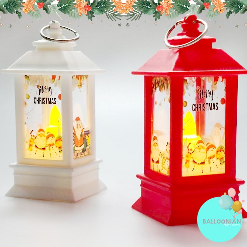 Jual Diskon Besar Christmas Lantern Led Lentera Natal Lampu Xmas Hiasan