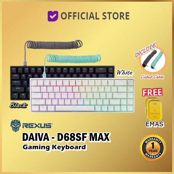 Jual Rexus Daiva Rx D Keyboard Gaming Mechanical Rxd D Rgb