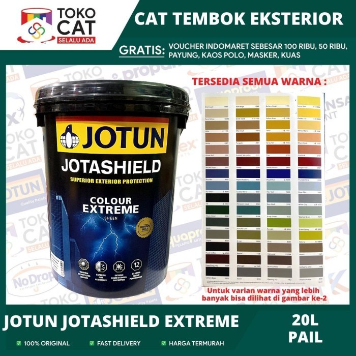 Jual Cat Tembok Luar Jotun Jotashield Extreme Tinting Bisa Request