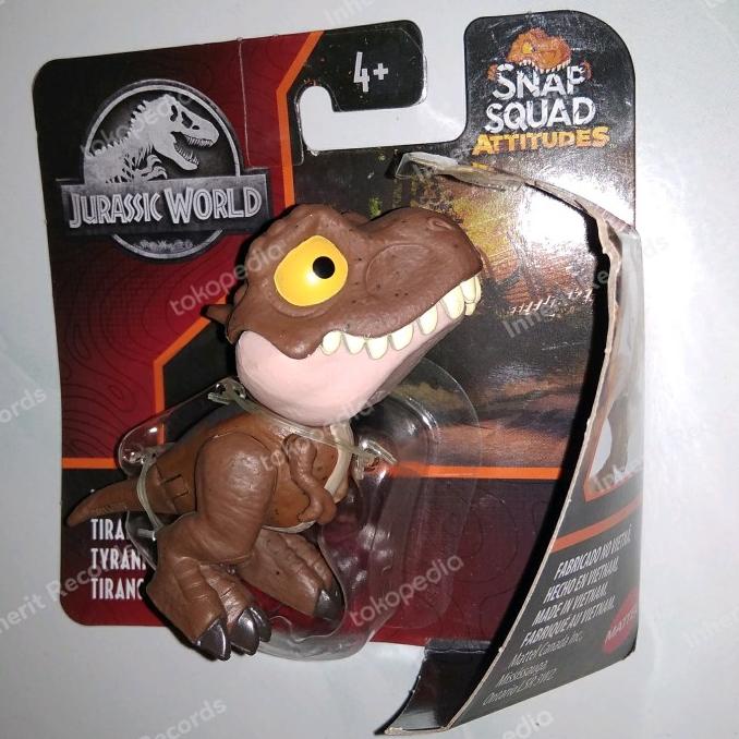 Jual Jurassic World Tyrannosaurus Rex T Snap Squad Attitudes T Rex