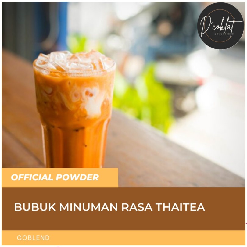 Jual Bubuk Minuman Powder Rasa Thai Tea 1 Kg Thai Tea Powder Bubuk