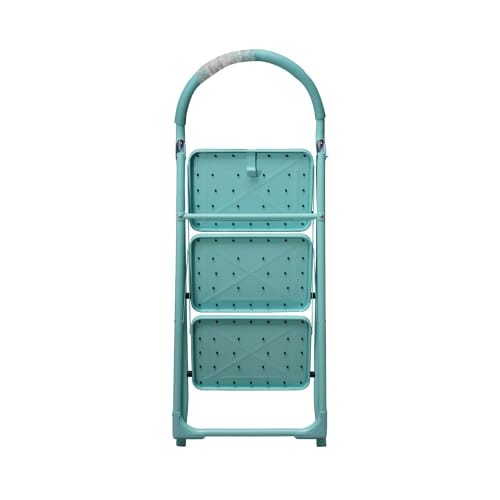 Jual Fixsteps Tangga Lipat Aluminium Stool 3 Step Biru Ladder Blue