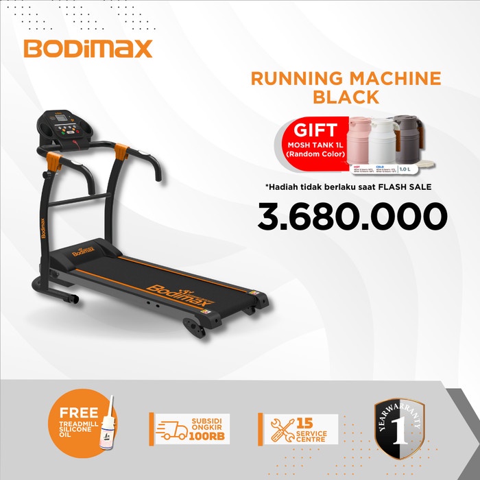 Jual Alat Fitness Treadmill Elektrik Listrik Bodimax New Running