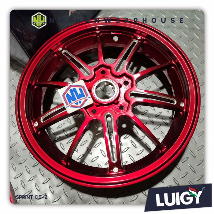 Jual Velg Luigy Model Marus Forged Vespa Sprint Primavera Red Best