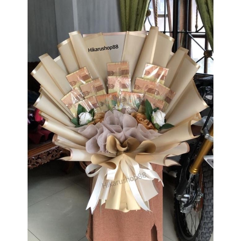 Jual Bisa Cod Buket Uang Atau Barang Kosong Kerangka Bouquet Cellophane