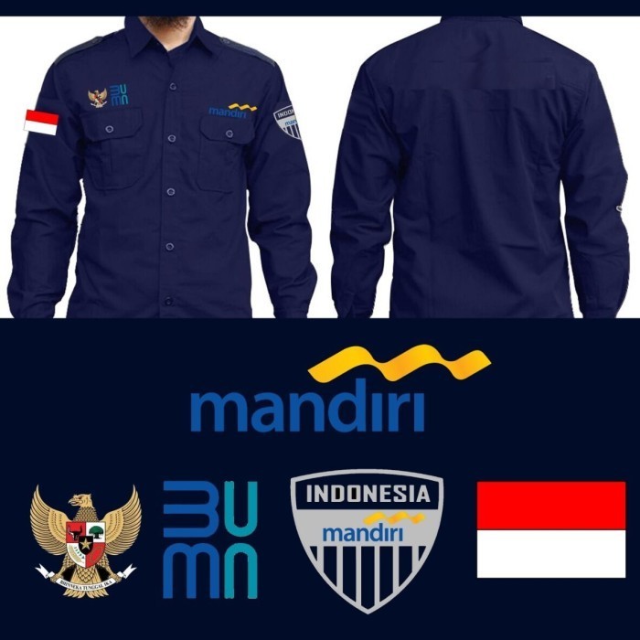 Jual Kemeja Bank Mandiri Baju Bank Mandiri Seragam Bank Mandiri Pdh