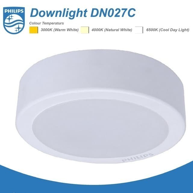 Jual PHILIPS Downlight Outbow DN027C G3 LED12 D175 12W Surface Mounted