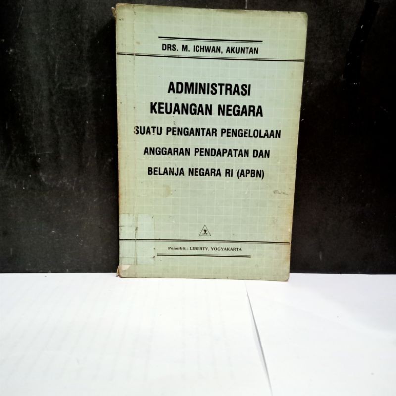 Jual Buku Administrasi Keuangan Negara Drs M Ichwan Akuntan