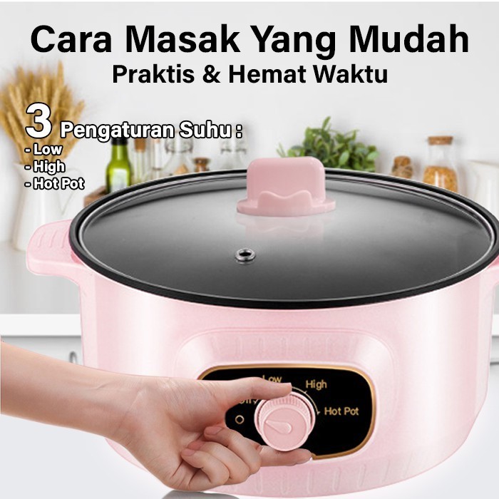 Jual Paket Hemat Terlengkap Dapur Ibu Gm Bear Panci Listrik Serbaguna