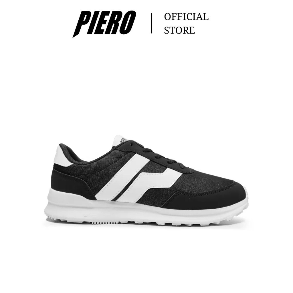 Jual Piero City Core Denim Big Logo Black Black White Pie