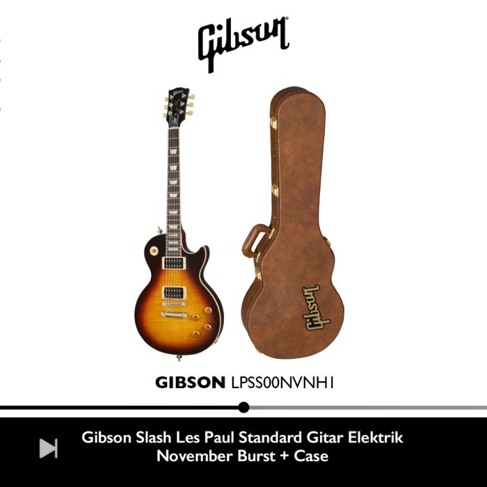 Jual Gibson Slash Les Paul Standard Gitar Elektrik November Burst