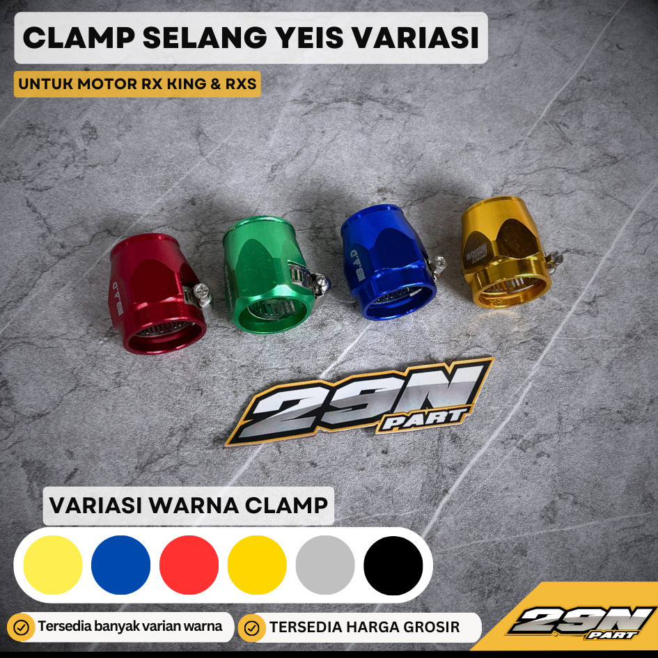 Jual Klem Clamp Breket Selang Radiator Samco Earls Rx King Ninja