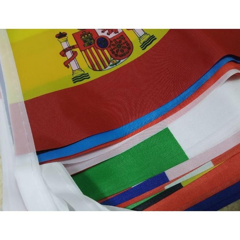 Jual DCF Bendera Euro 24 Negara Bendera Renceng Euro 2024 Bendera