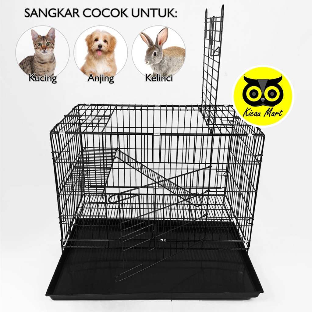 Jual Kandang Kucing Jumbo Xl Besi Tebal Pet Cargo 75 X 55 Cm Kandang