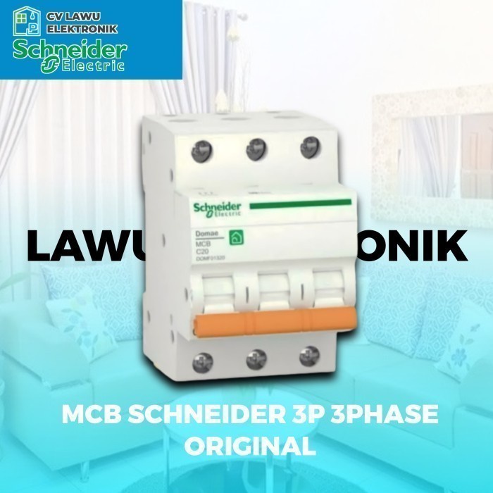 Jual Mcb A P Domae Schneider Phase Mini Circuit Breaker Baru