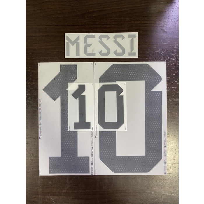 Jual New Nameset Argentina Home World Cup Messi Star For