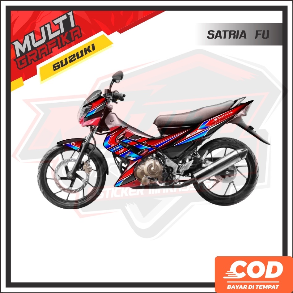 Jual Stiker Striping Dekal Motor Suzuki Satria Fu Karbu Series C Decal