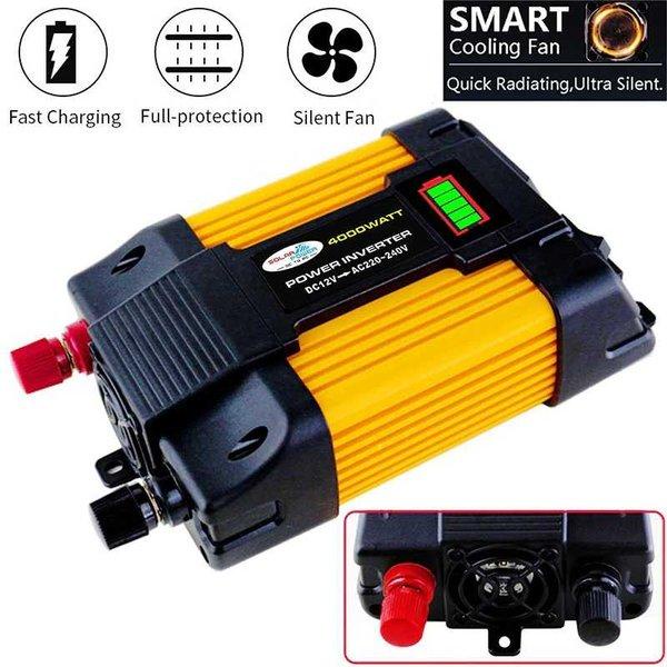 Jual Inverter Listrik Mobil DC 12V Ke AC 220V Peak Power 6000 Watt