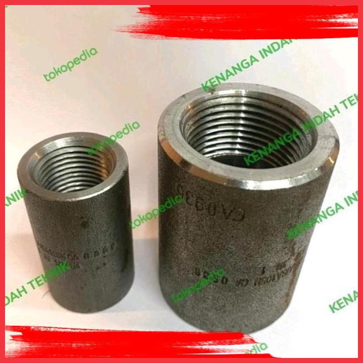 Jual Kena Socket Coupling Besi A Class Drat Inch Npt